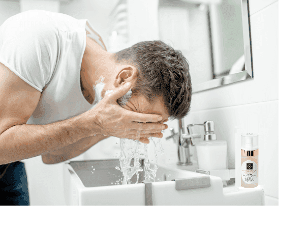 Organic Facial Wash for Dry/Extra Dry Skin - For MEN - Onyx Skin Care Line