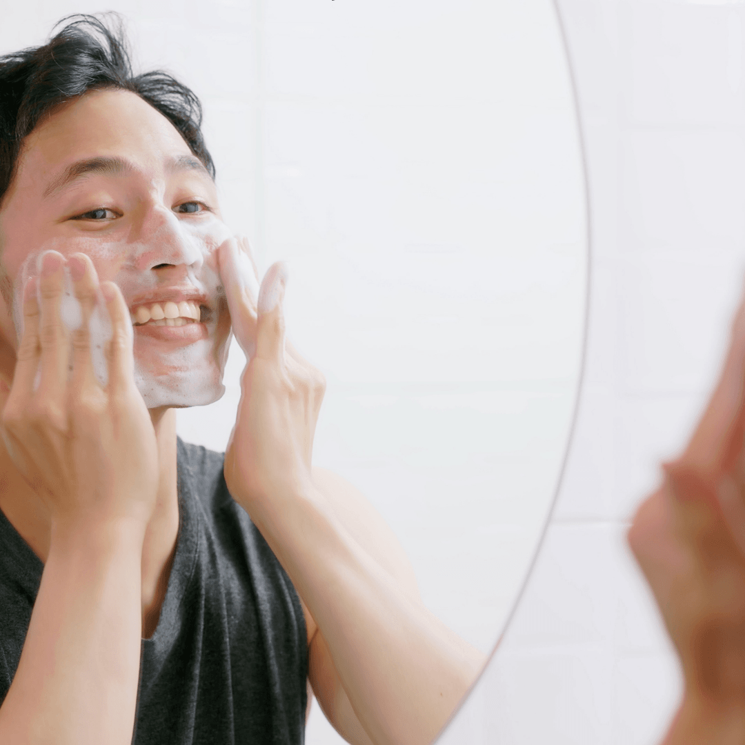 Organic Three Step Facial Renewal System - Wash, Moisturizer & Scrub - For MEN - Onyx Skin Care Line