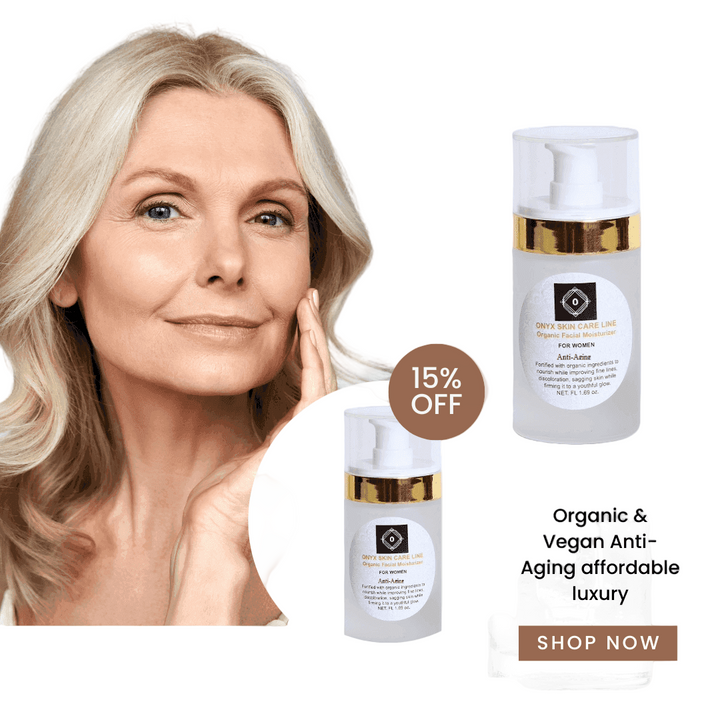 Organic Anti-Aging Organic Facial Wash - For WOMEN - Onyx Skin Care Line