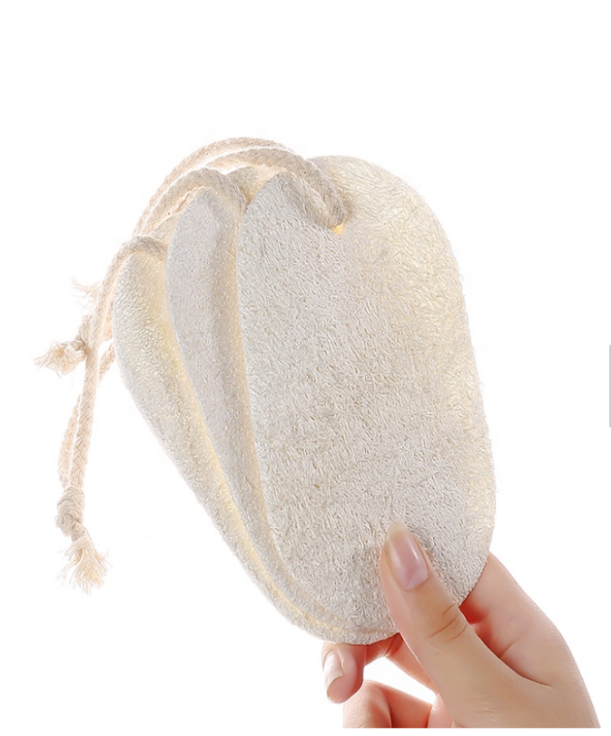 #1 Natural Loafah Bath Sponge - 6" Pure Body Exfoliation -  ITEM CODE: NLBS01 - Onyx Skin Care Line