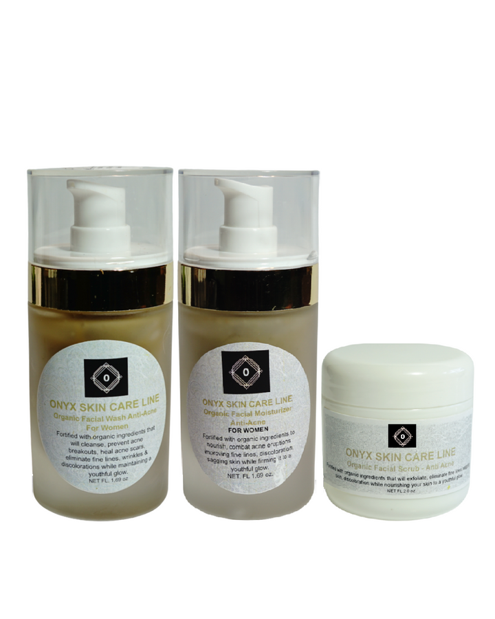 Anti-Acne Organic Three-Step System For Moderate/Severe Acne - For WOMEN