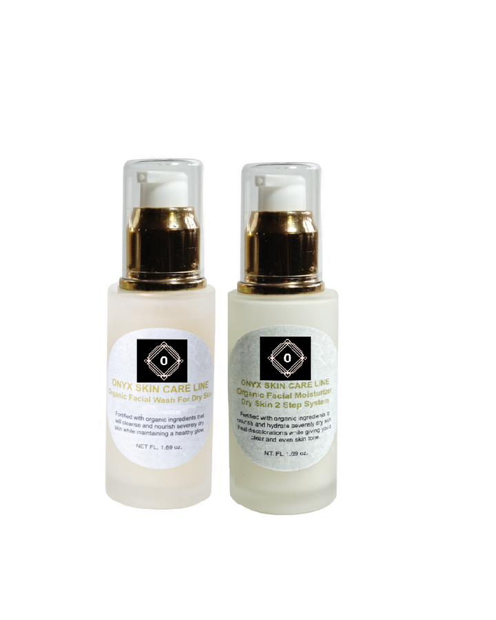 Two-Step Organic System Facial Wash and Moisturizer - For Young Adults/Teens