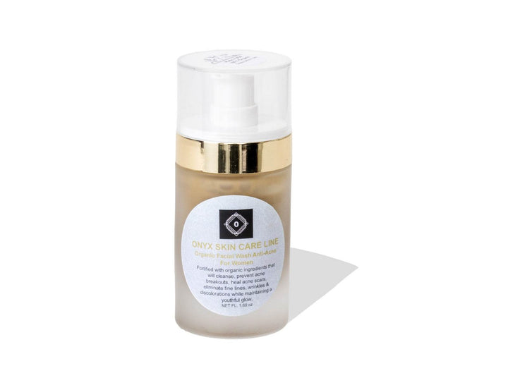 Organic Anti-Acne Nourishing Facial Wash - For WOMEN - Onyx Skin Care Line