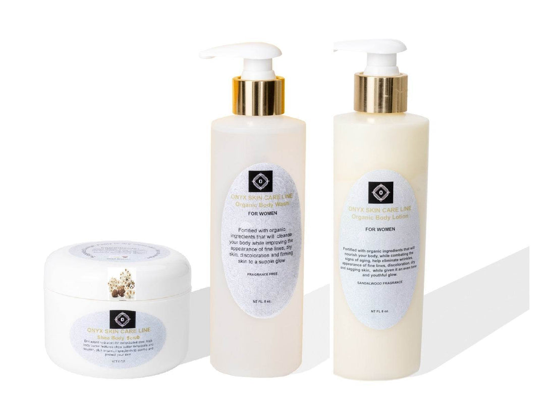 THREE STEP SKIN CARE SYSTEM For Dry Skin - for WOMEN - Onyx Skin Care Line