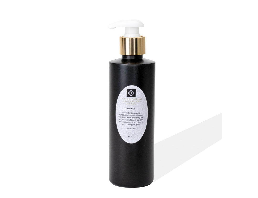 Organic Anti-Aging Body Wash - For MEN - Six Fragrances - Onyx Skin Care Line