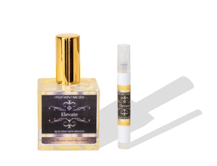 ELEVATE - MEN'S ORGANIC FRAGRANCE SPRAY BOTTLE - Onyx Skin Care Line