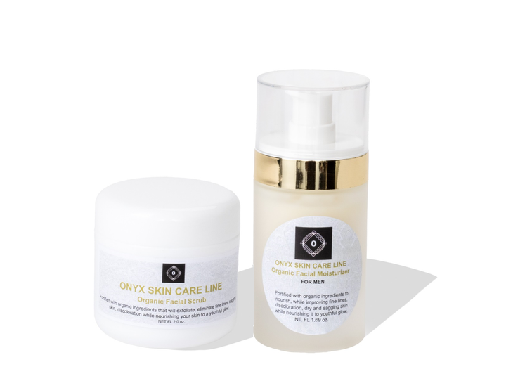Two-Step Facial System - Scrub and Moisturizer - For MEN