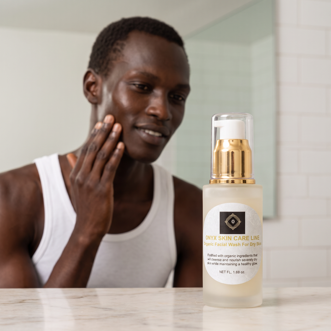 Organic Facial Wash for Dry/Extra Dry Skin - For MEN