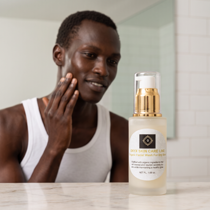 Organic Facial Wash for Dry/Extra Dry Skin - For MEN