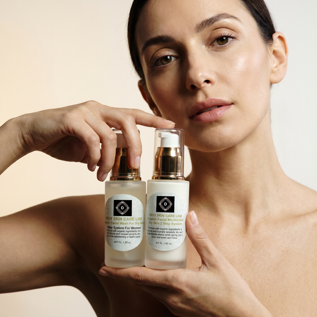 Organic Two-Step Facial Wash & Moisturizer System - for Young Adults/Teens