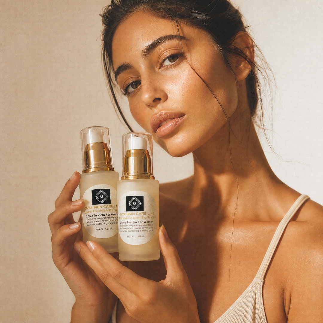 Organic Two-Step Facial Wash & Moisturizer System - for Young Adults/Teens