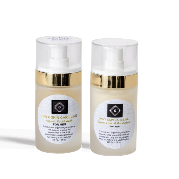 Dry Skin Relief Two-Step Facial System - Wash and Moisturizer - For MEN