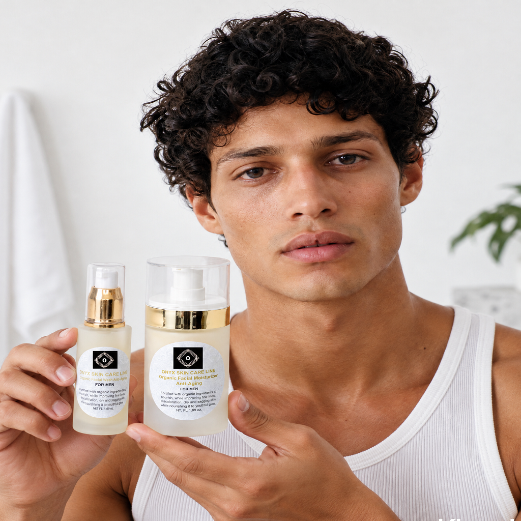 Two-Step Organic Facial Wash and Moisturizer - For Teens/Young Adults