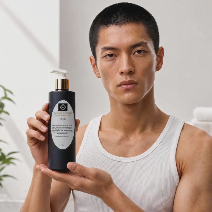 Organic Shea Butter Infused Body Lotion - 7  Fragrances - for Men