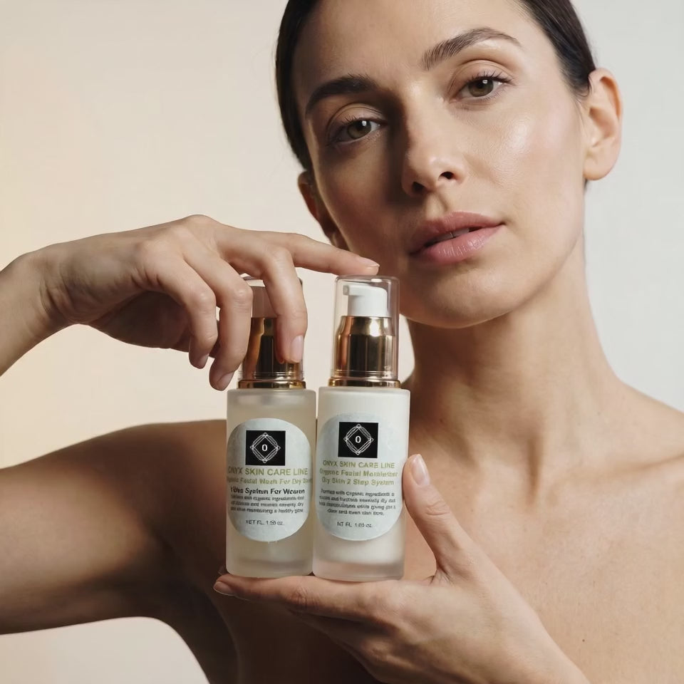 Organic Two-Step Facial Wash & Moisturizer System - for Young Adults/Teens
