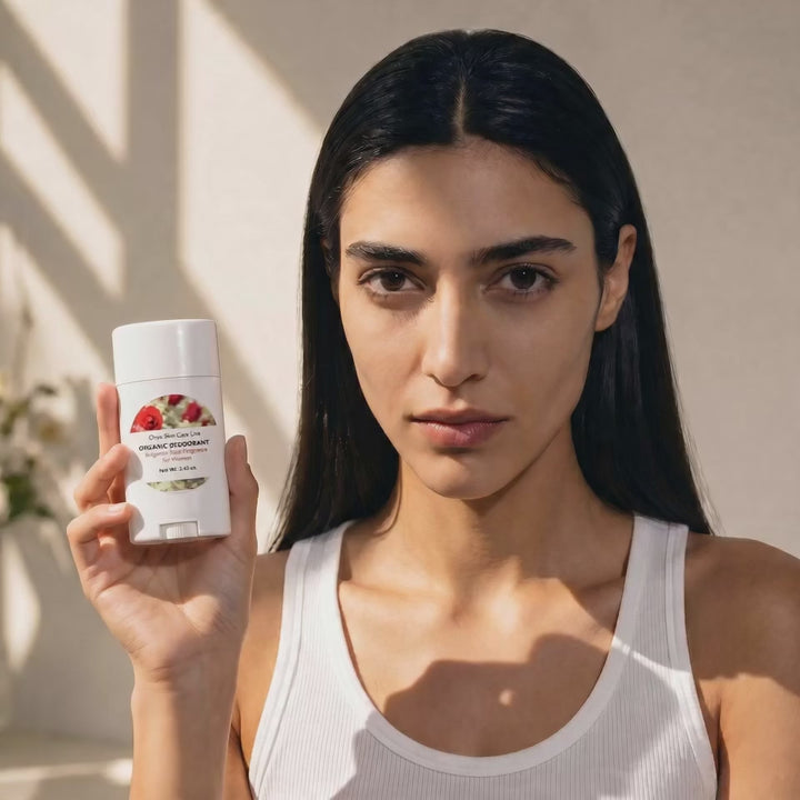 ORGANIC DEODORANT- BULGARIAN ROSE FRAGRANCE - FOR WOMEN