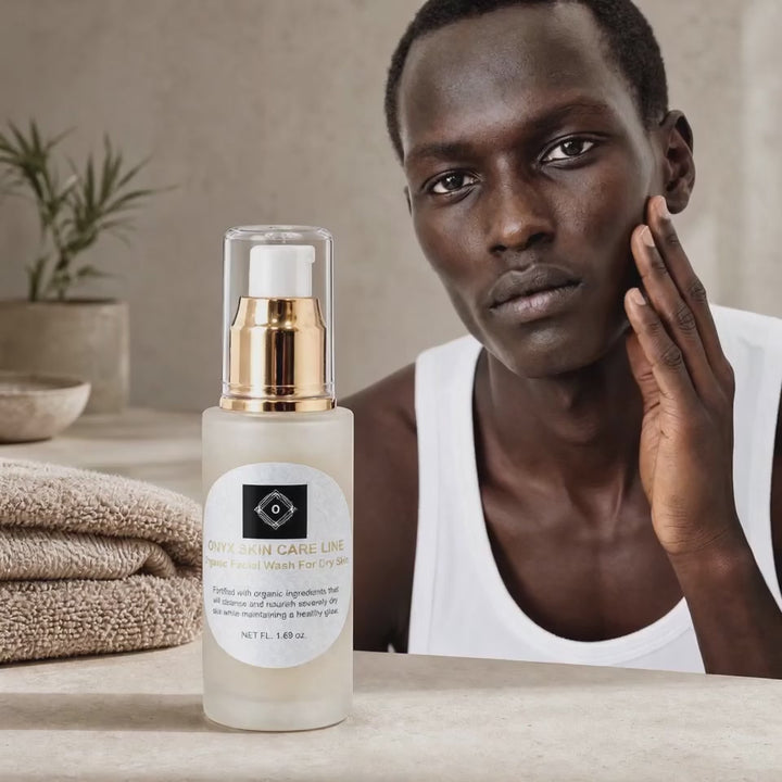 Organic Facial Wash for Dry/Extra Dry Skin - For MEN
