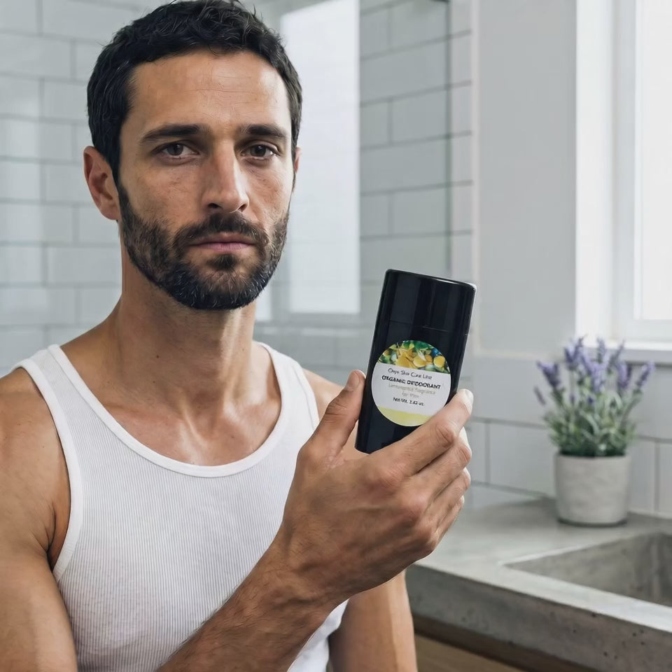 ORGANIC DEODORANT- LEMONGRASS FRAGRANCE - FOR MEN