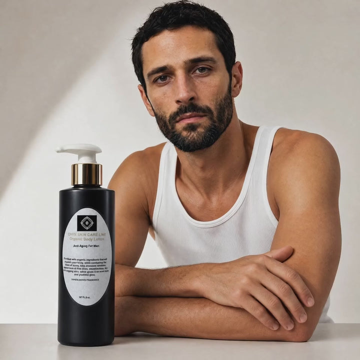 Organic Anti Aging Body Lotion for Men - Six Fragrances