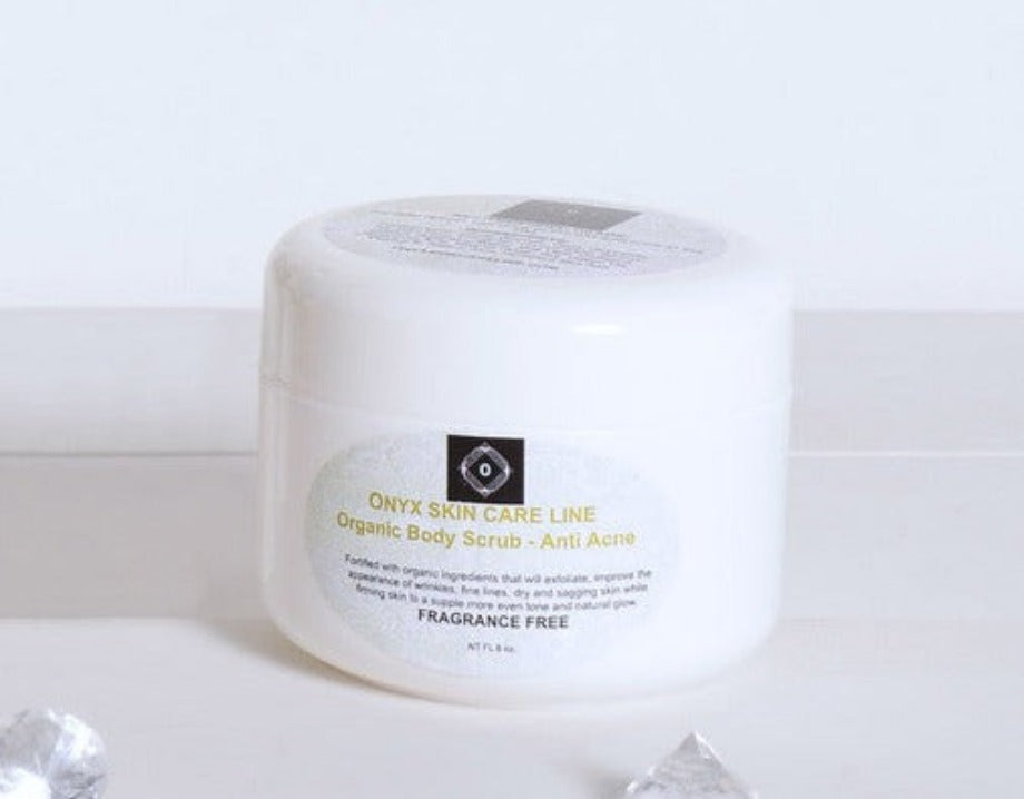 Exfoliating Nourishing Anti-Aging Body Scrub - with  Lavender and Chamomile -  ITEM CODE:  665415227086 - Onyx Skin Care Line