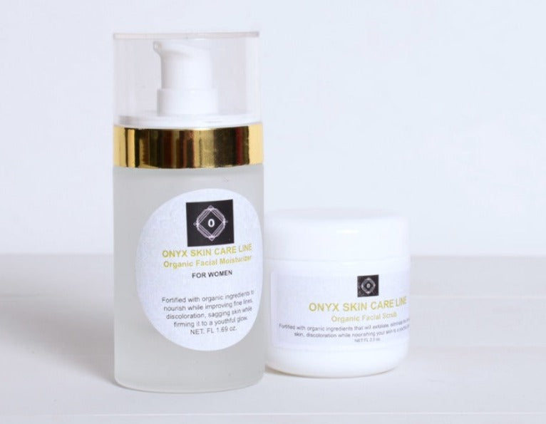 Two-Step Anti-Acne System Facial Scrub and Moisturizer - For WOMEN -  ITEM CODE: 2STPAACSYSFSCRBMOW03 - Onyx Skin Care Line