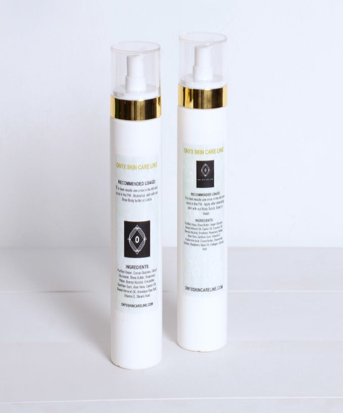DUO SKIN CARE SYSTEM FOR DRY SKIN- Nourishing Wash and Lotion - Lavender Fragrance - for MEN -  ITEM CODE: DSCSYSBDYWASLOLAVFRGMN - Onyx Skin Care Line